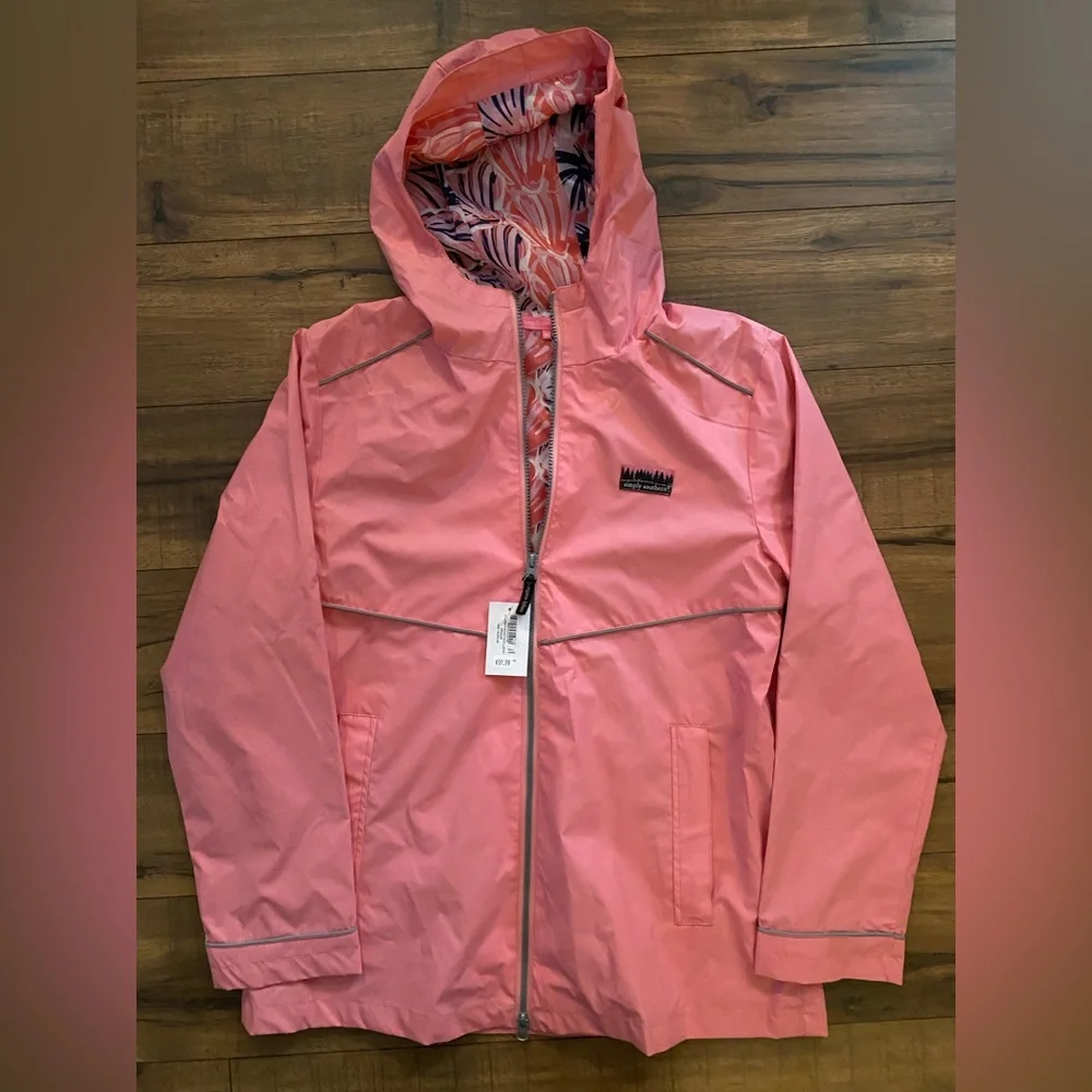 Simply Southern Rain Jacket Size Medium - Picture 1 of 8